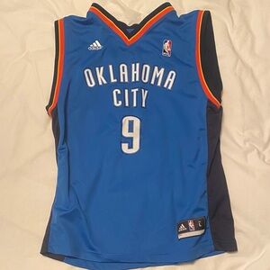 Adidas Oklahoma City Blue Basketball Jersey